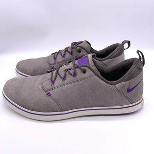 Womens Nike Gray / Purple Golf Shoes Sz 8.5